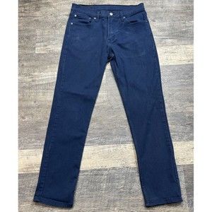 Levi's Men's 511 Dark Blue Wash Denim Jeans Size 32Wx32L